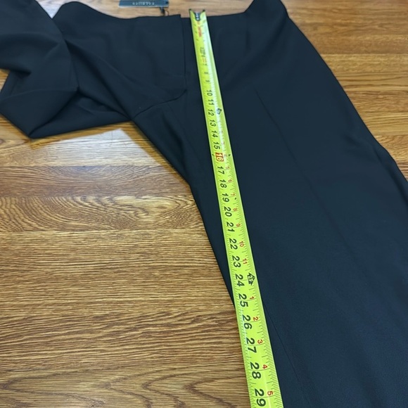 NWT Talbots Black Heritage Wide Leg Pants Wool Blend Size 12 Minimalist Capsule - Picture 12 of 12